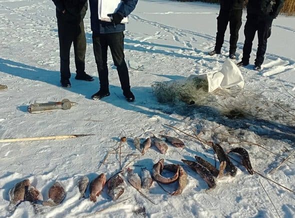 Ловив рибу сіткою: на Полтавщині затримали браконьєра