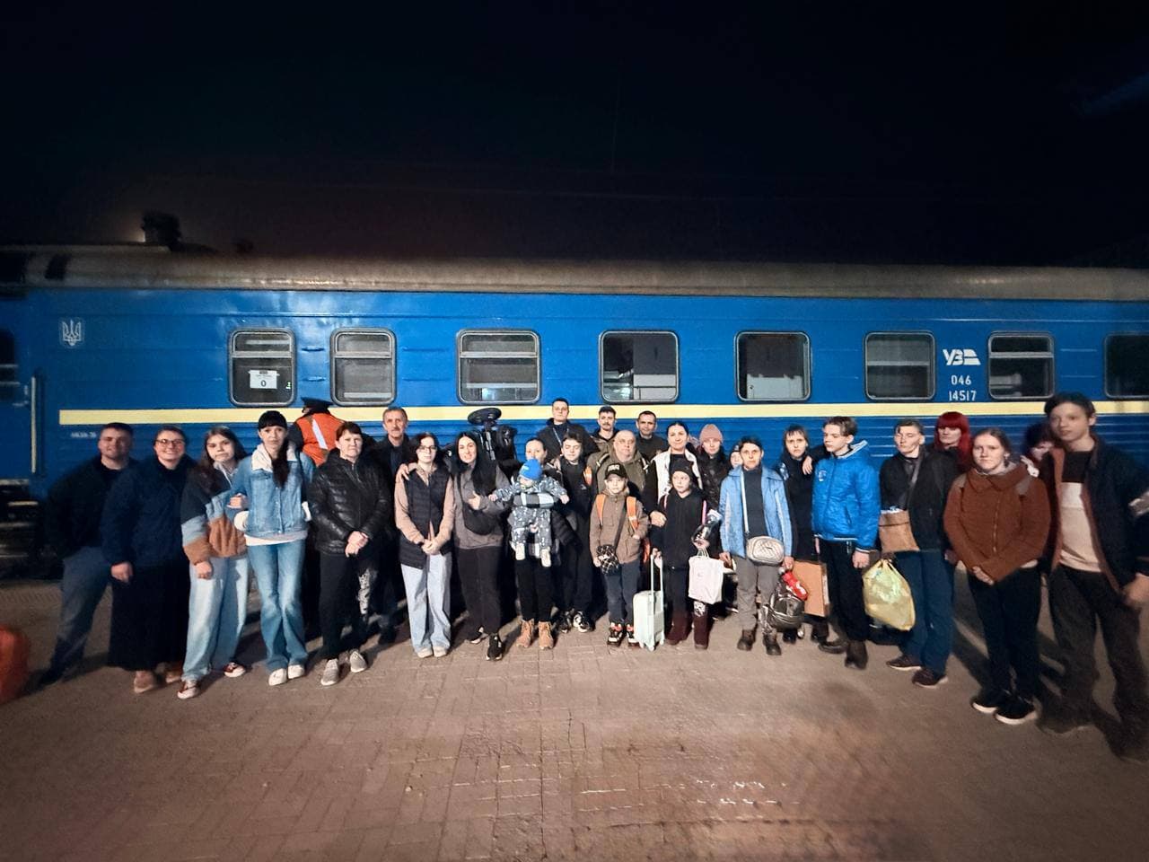 До Полтави евакуювали жителів Донеччини разом із домашніми тваринами
