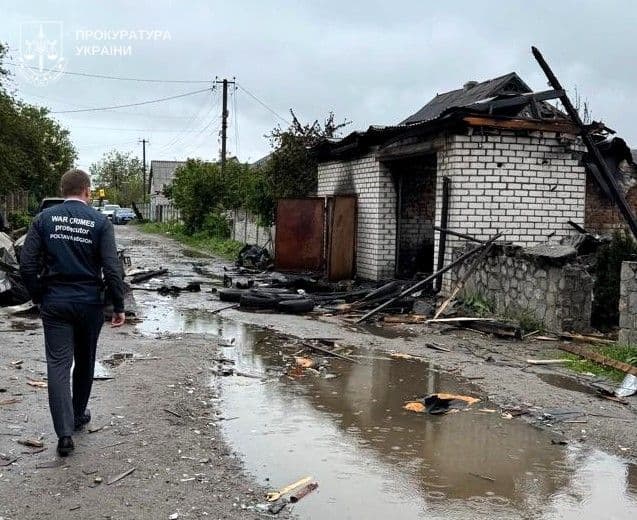 Фото: Наслідки російської атаки. Джерело: Полтавська обласна прокуратура.