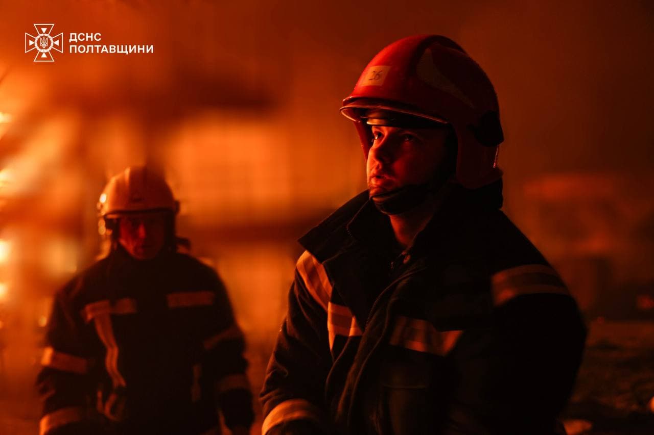 Росіяни вбили двох рятувальників на Полтавщині повторним ударом ракети