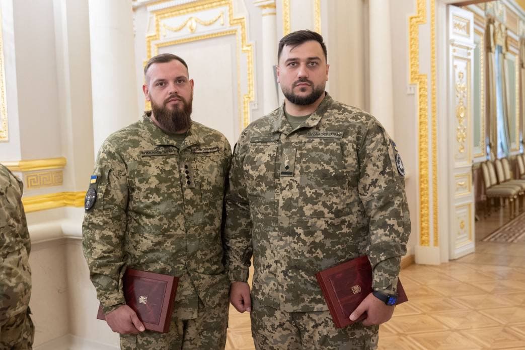 Фото: Максим Кочерженко та Володимир Крижановський. Джерело: Полтавська міська рада.