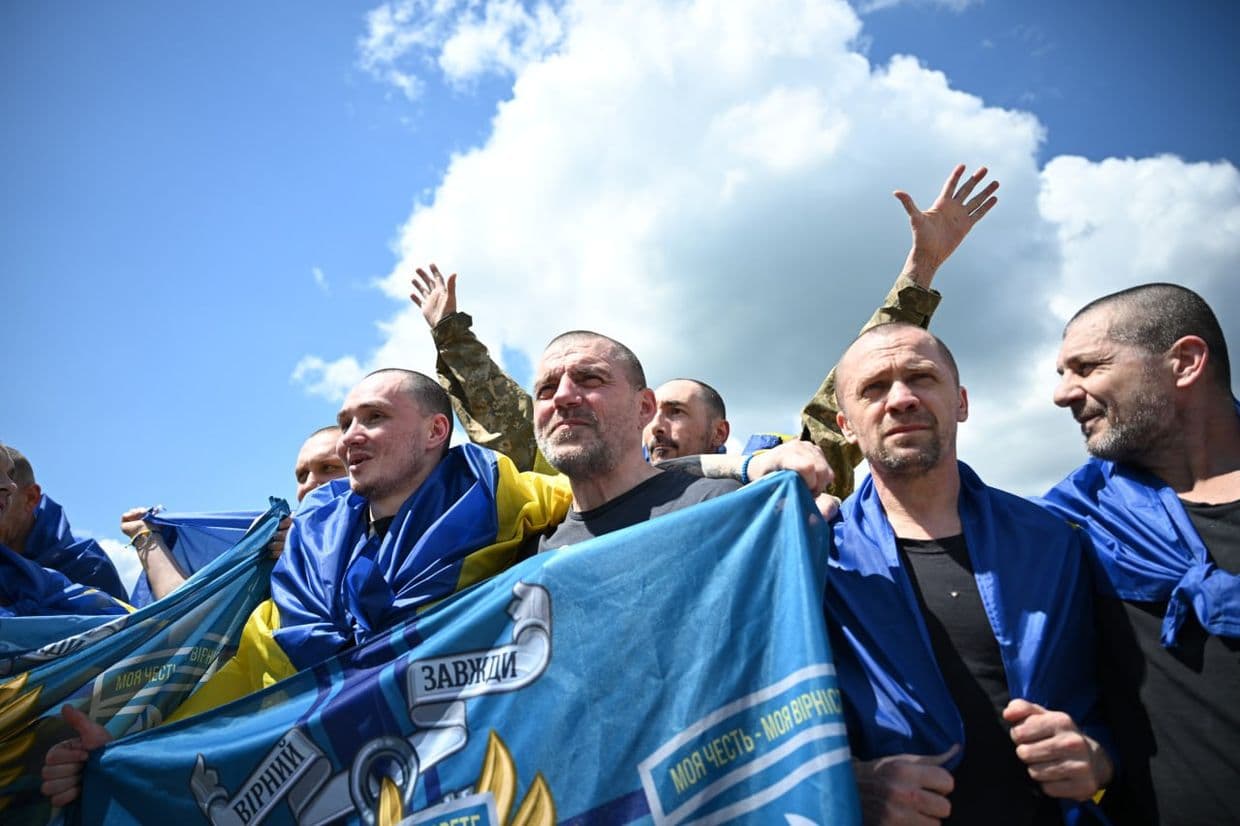 Троє жителів Полтавщини повернулися з полону росіян