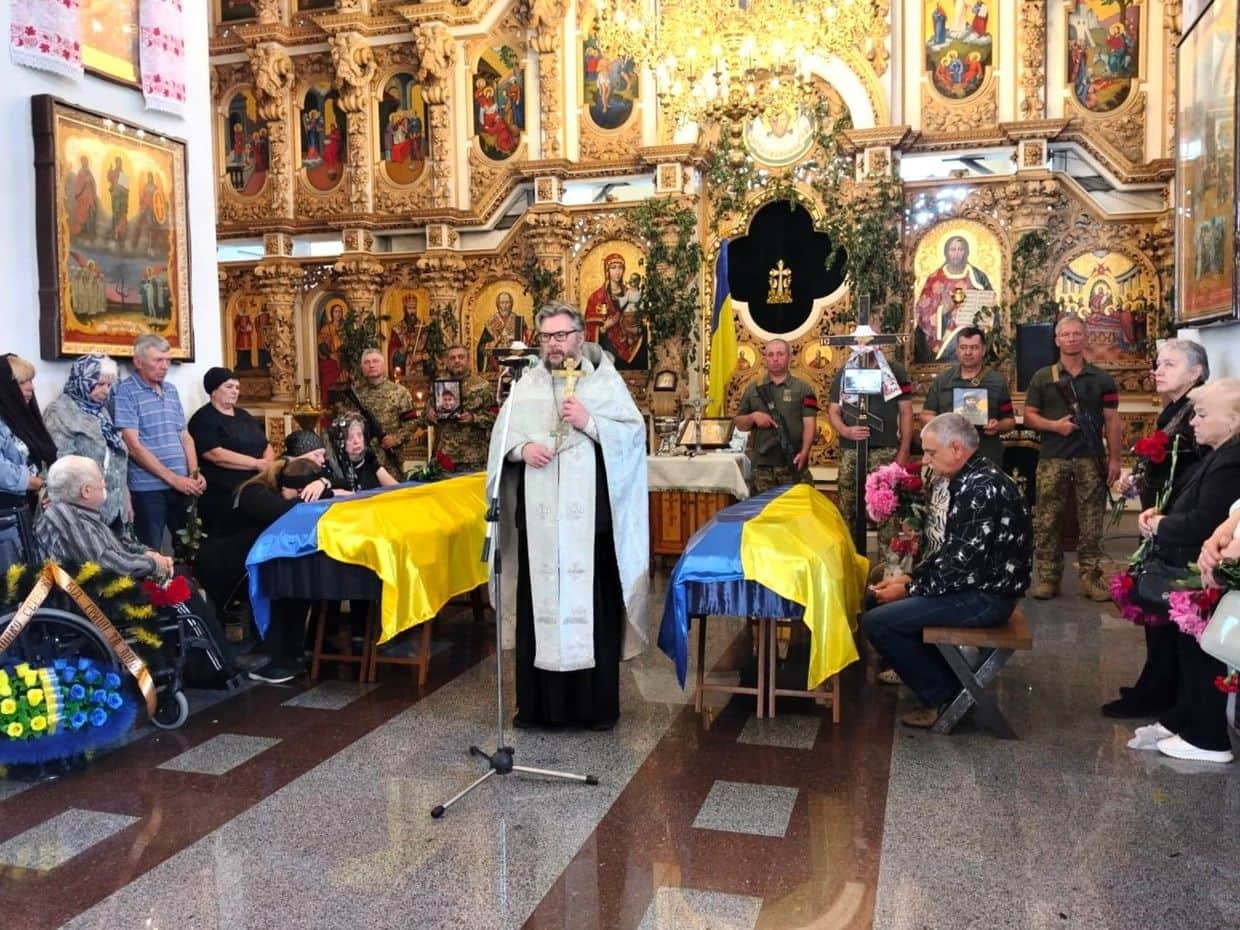 Прощання з бійцями