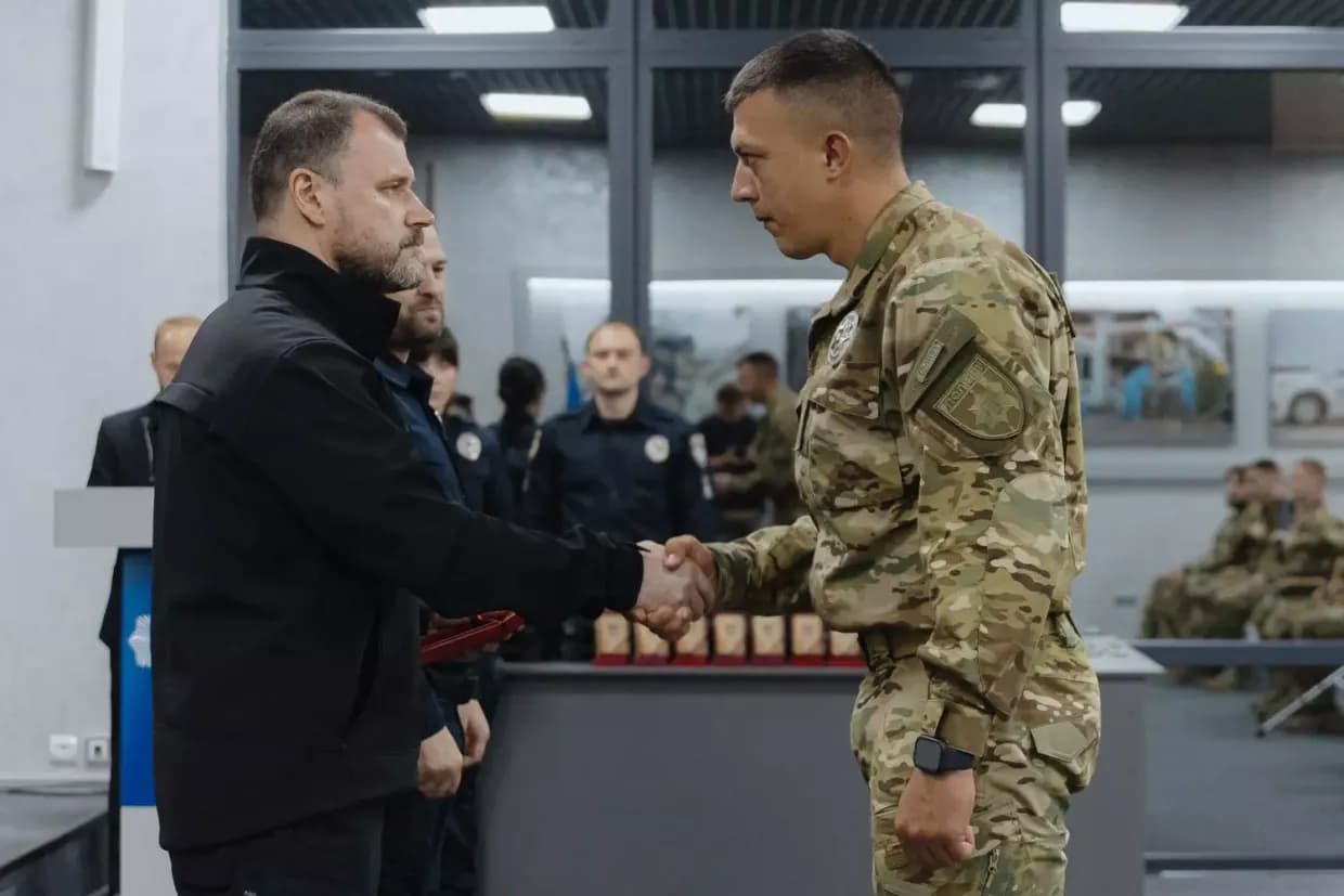 Нагородження Андрія Лисенка