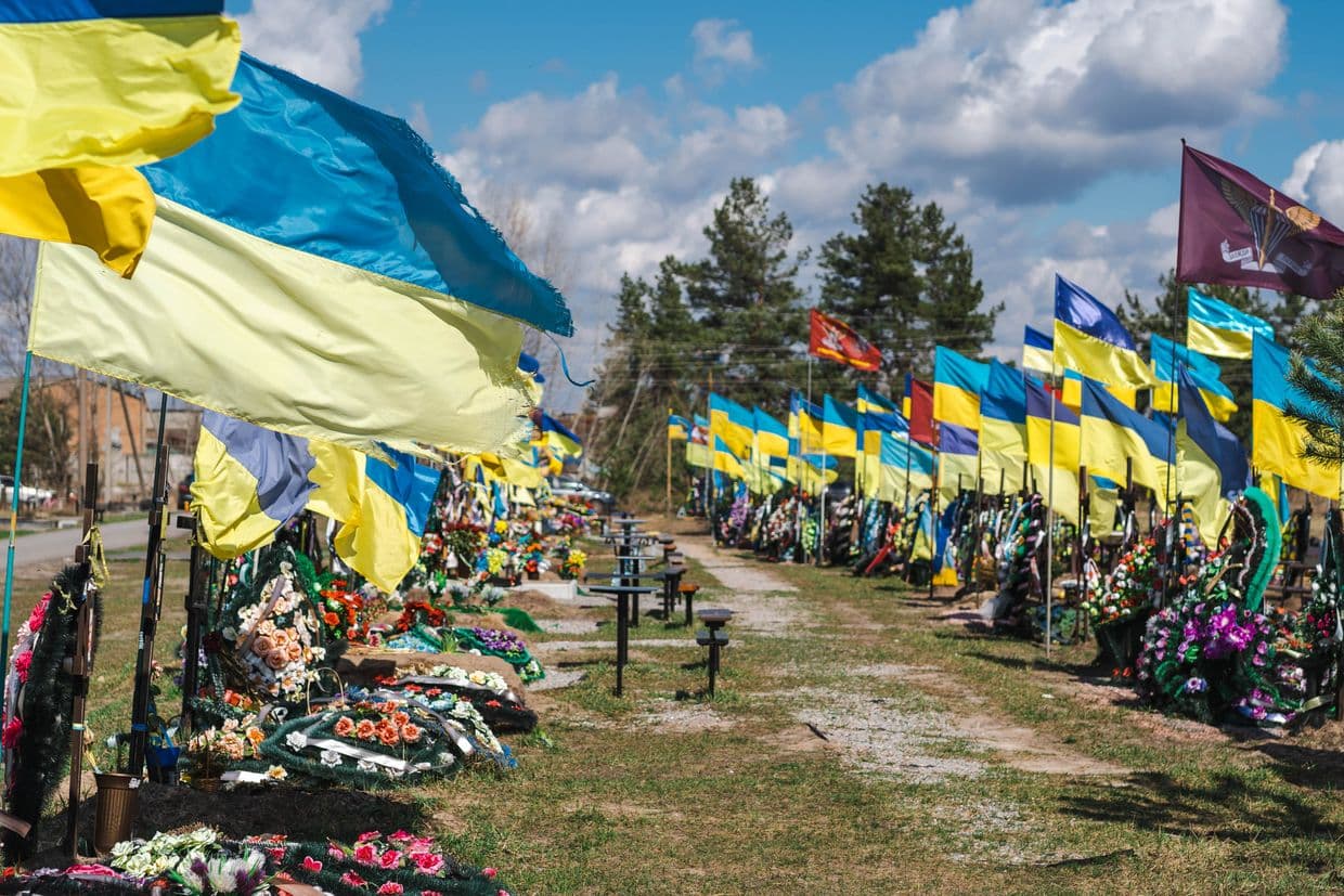Кладовище у Затуриному. Фото: Полтавська Хвиля